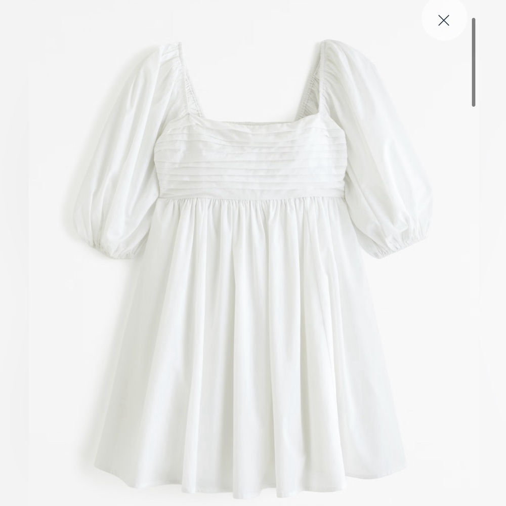 Puff sleeve mini dress